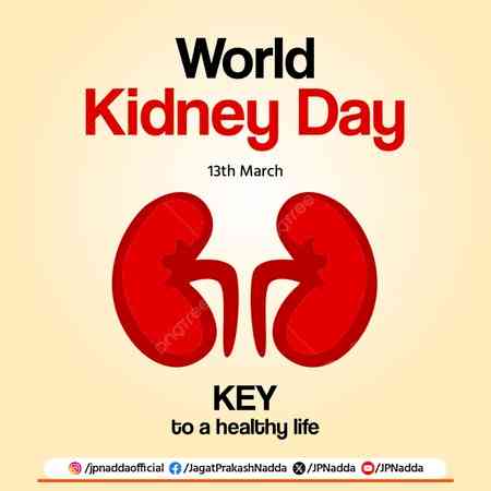 World Kidney Day: Crucial to raise awareness on early detection, says JP Nadda