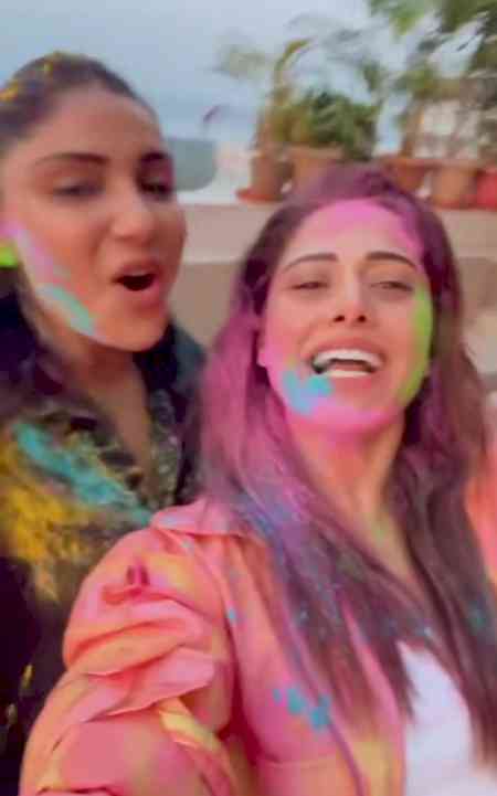 Nushrratt Bharuccha's Holi is filled with love, laughter, and friends