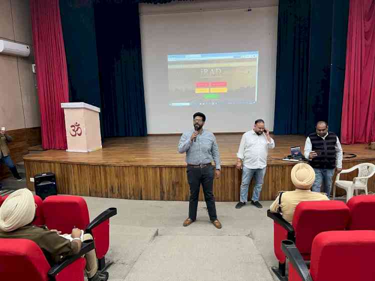 One-day training session on eDAR software held in Ludhiana