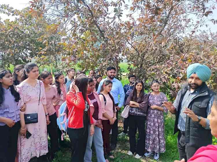 Educational Visit to Krishi Vigyan Kendra, Nurmahal by Students and Faculty of Zoology and Botany Department